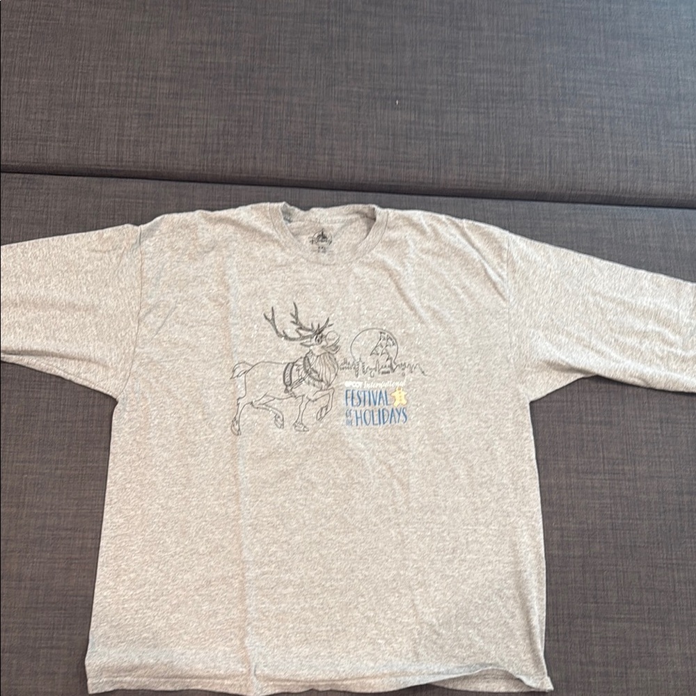 Walt Disney World 2022 Epcot Festival of the Holidays Long Sleeve Tee